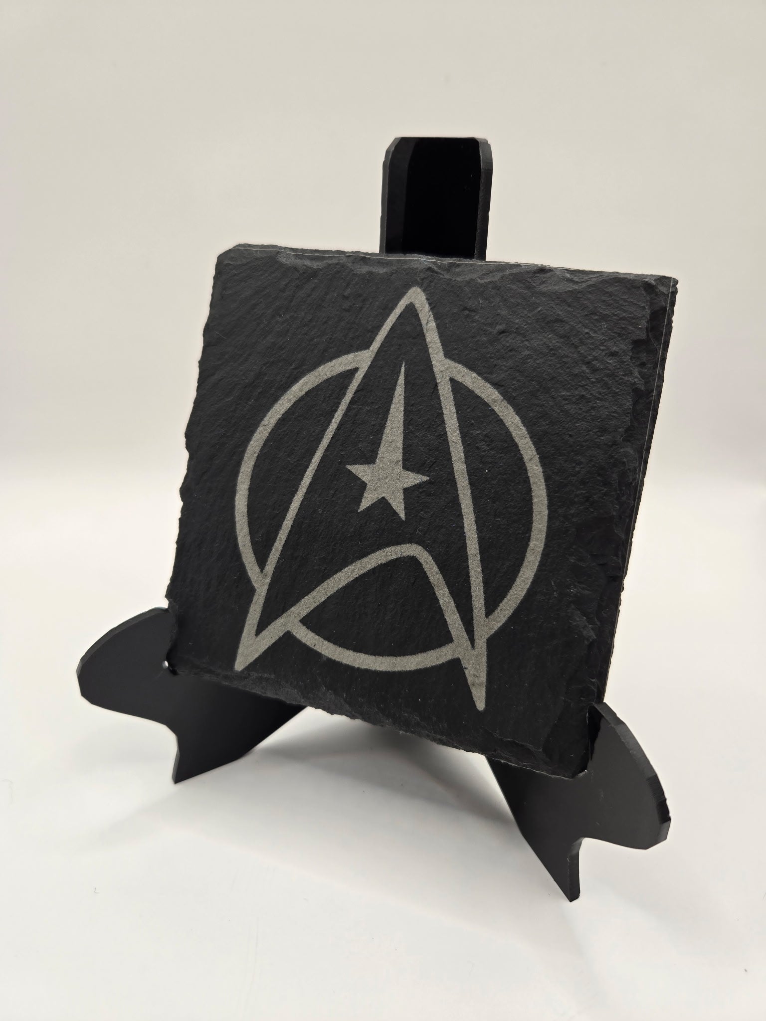 Starfleet slate coaster