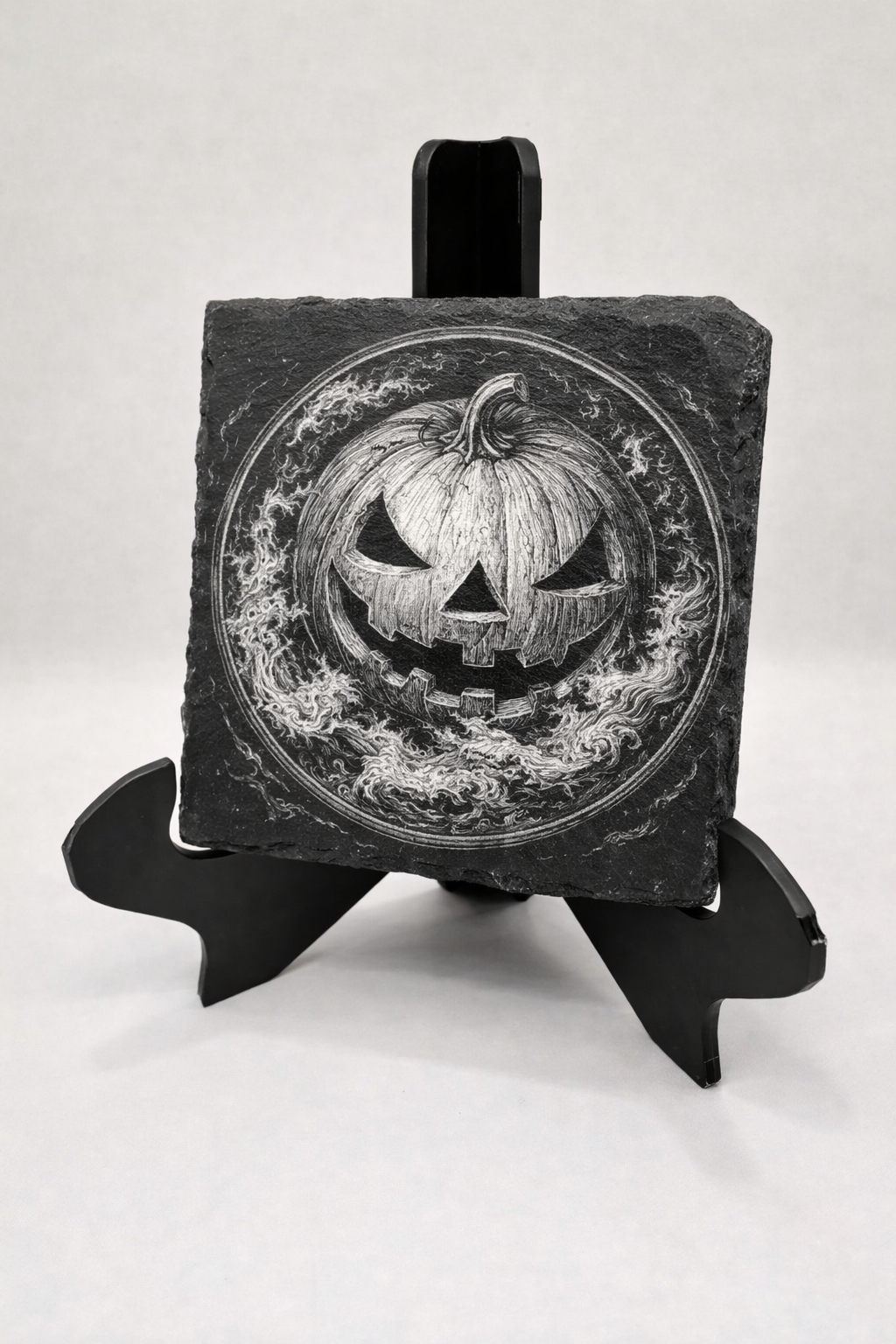 Halloween Pumpkin slate coaster