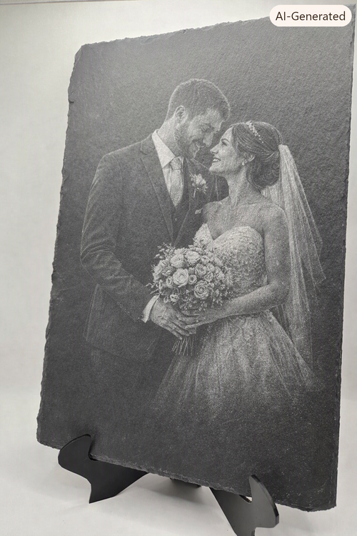 12x8 Customizable Slate