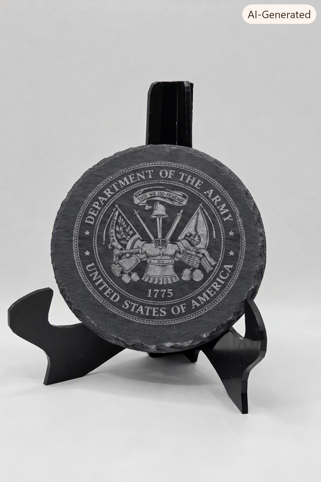Round Slate Coaster blank