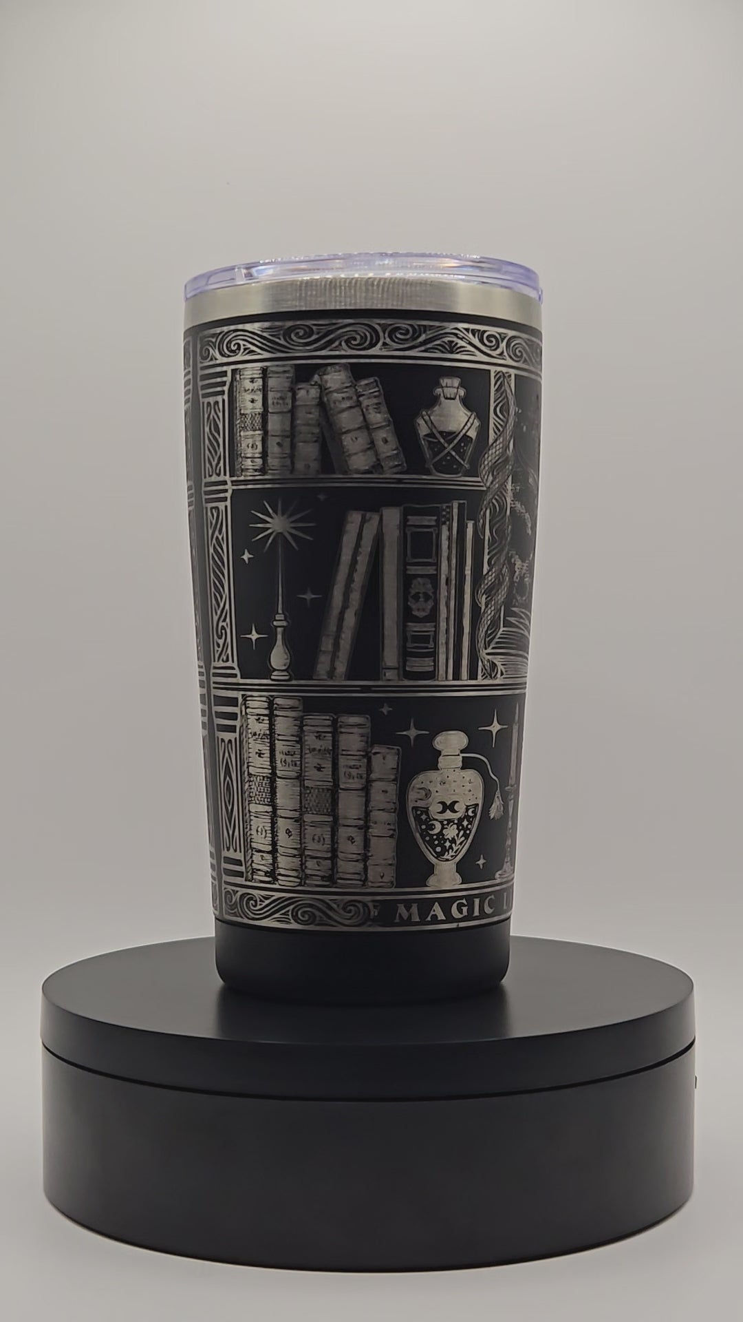 Magic lies between pages tumbler